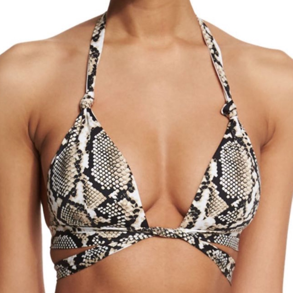 vitamin a snakeskin bikini